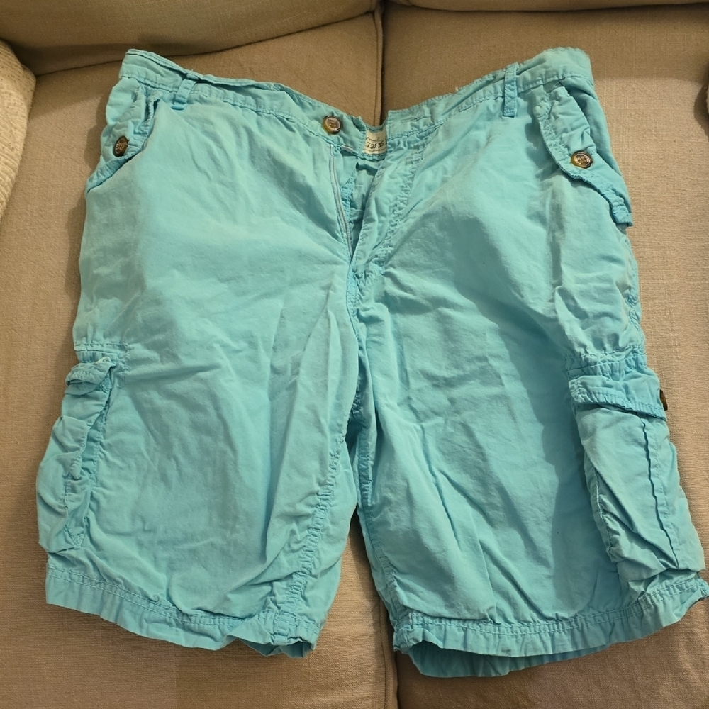 PD&C Mint Green Casual Shorts
